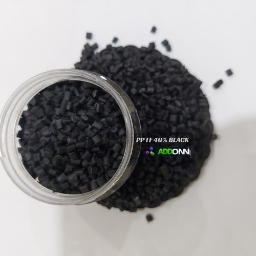 PP TF 40% Black Plastic Raw Materials PP Talc Filled Pellets