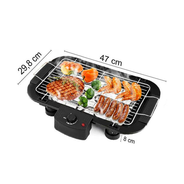 SMOKELESS ELECTRIC INDOOR BARBECUE GRILL