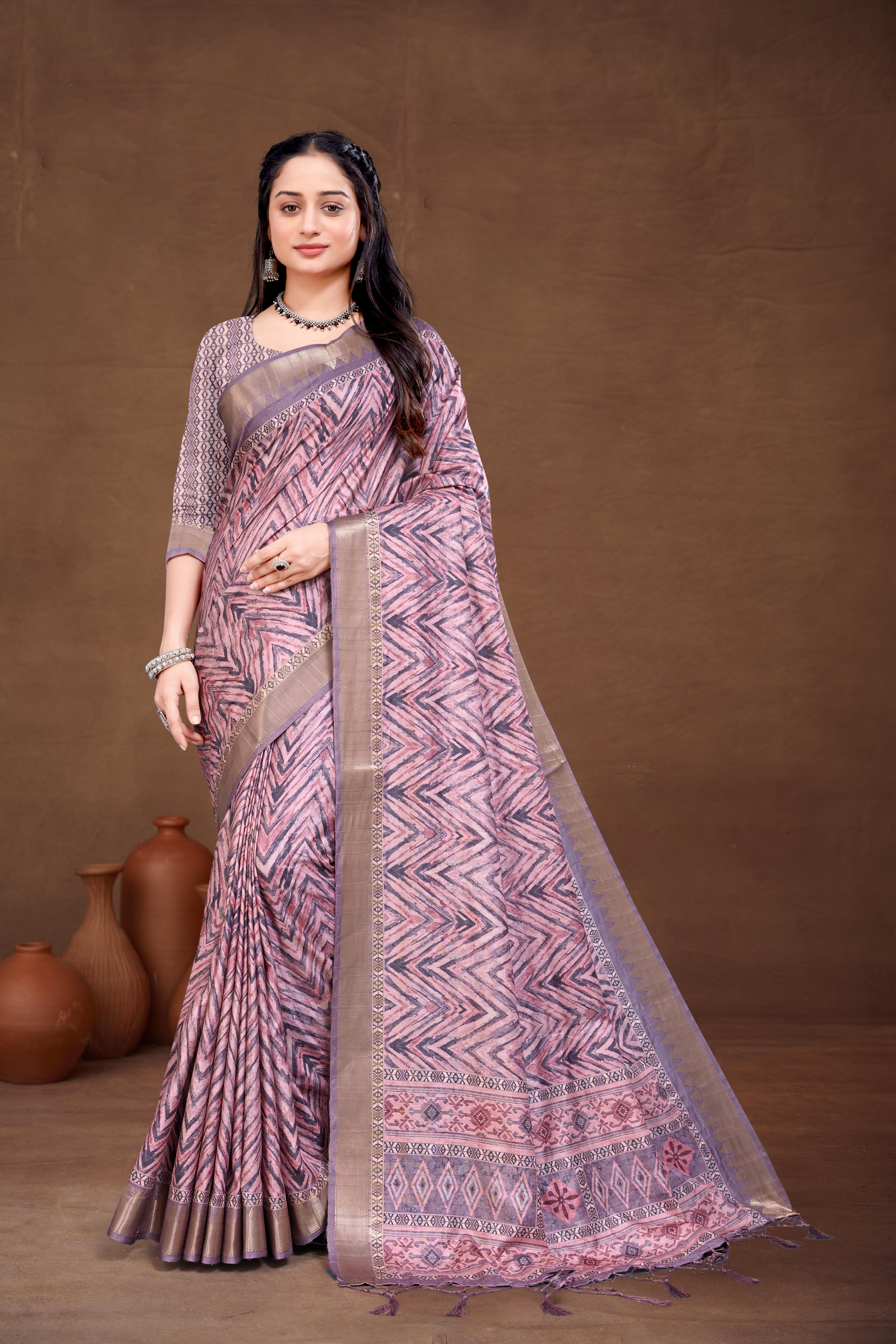 Cotton Silk Designer Saree For Women-25181