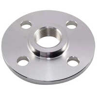 Screwed Flanges - Stainless Steel Ss304 , Round Shape For Industrial Applications With Silver Finish