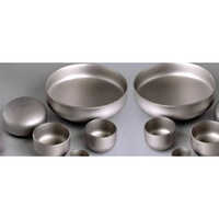 Butt Weld Fittings Pipe End Caps - Stainless Steel, Round Shape, Silver Color | Polished Surface Finish For Enhanced Durability And Aesthetic Appeal