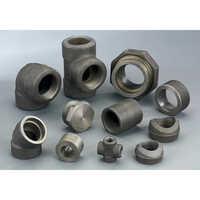 Carbon Steel Forged Pipe Fittings - Polished Finish | Silver Color, Durable Carbon Steel Material
