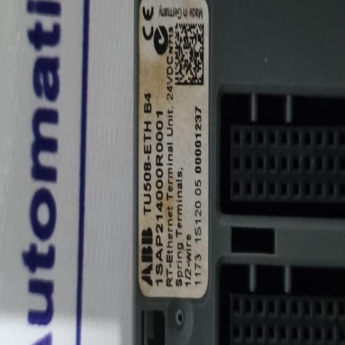ABB 1SAP214000R0001 TU508-ETH B7 RT-Ethernet Terminal