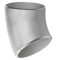 45 Degree Pipe Elbow - Stainless Steel Ss316, Various Sizes Available, Silver Finish | Industrial Use, Durable Design