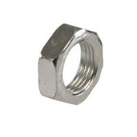Bulkhead Lock Nuts - Stainless Steel, Various Sizes Available - Silver Finish For Industrial Use