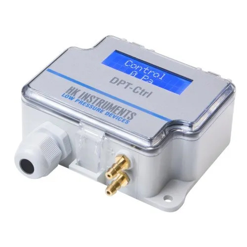 Silver Differential Air Flow Pressure Transmitter