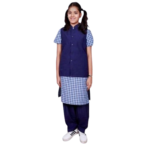Girls Government School Uniform Set