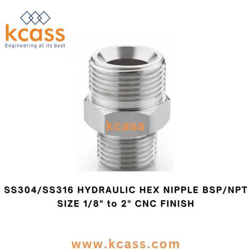 Stainless Steel Hex Nipple