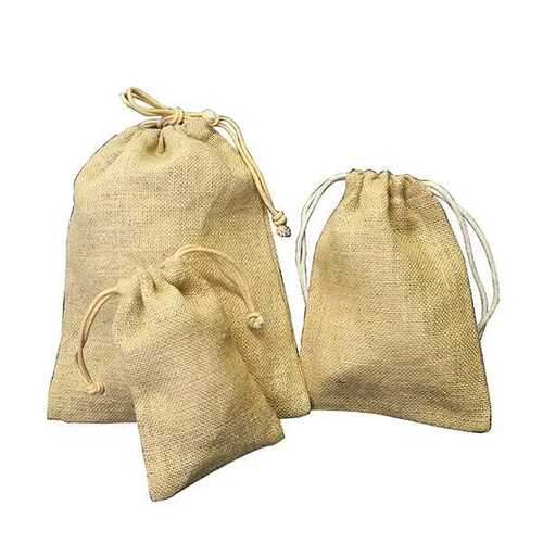 Jute Drawstring Bag