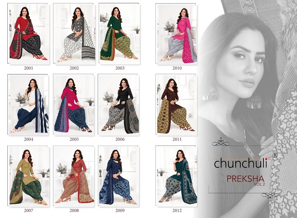Suryajyoti Chunchuli Preksha Vol-2 dress material