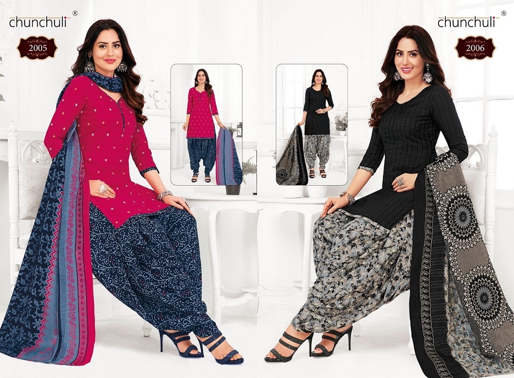 Suryajyoti Chunchuli Preksha Vol-2 dress material