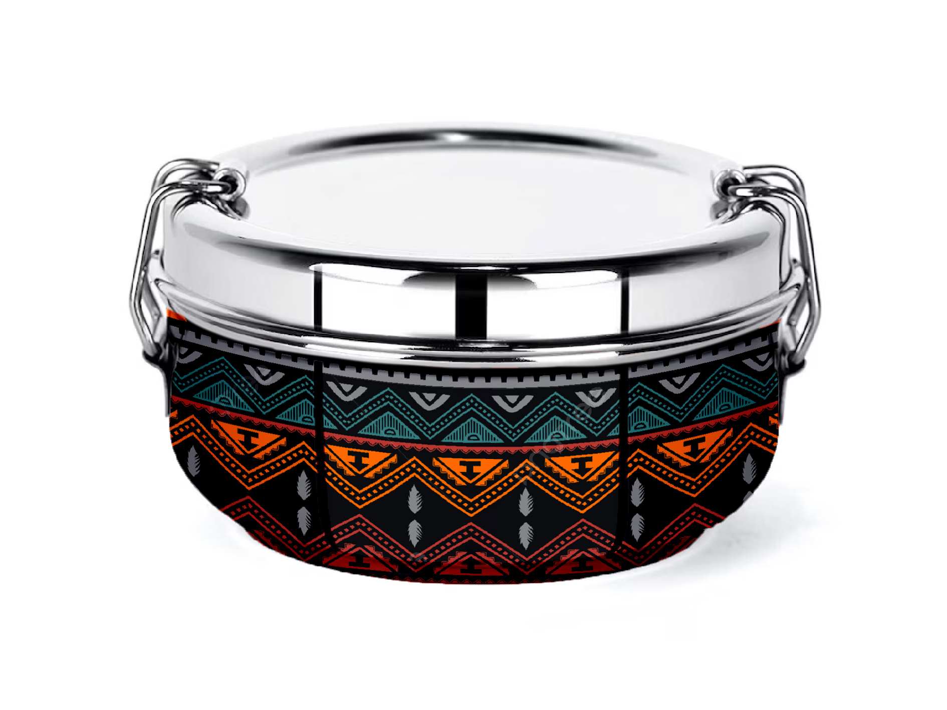 HAND PAINTED ENAMELWARE TIFFIN BOX A89