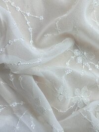 Designer water Sequins Embroidery fabrics