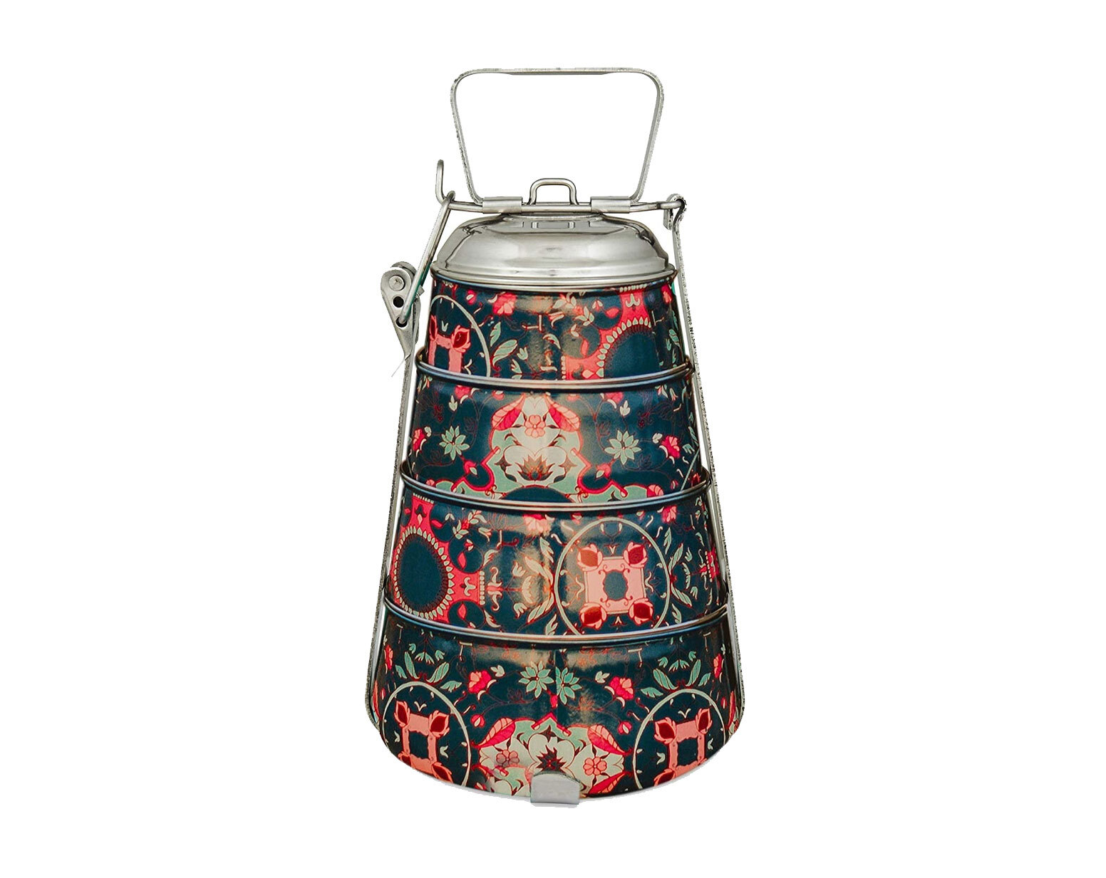 HAND PAINTED ENAMELWARE LUNCH BOX BOX A119