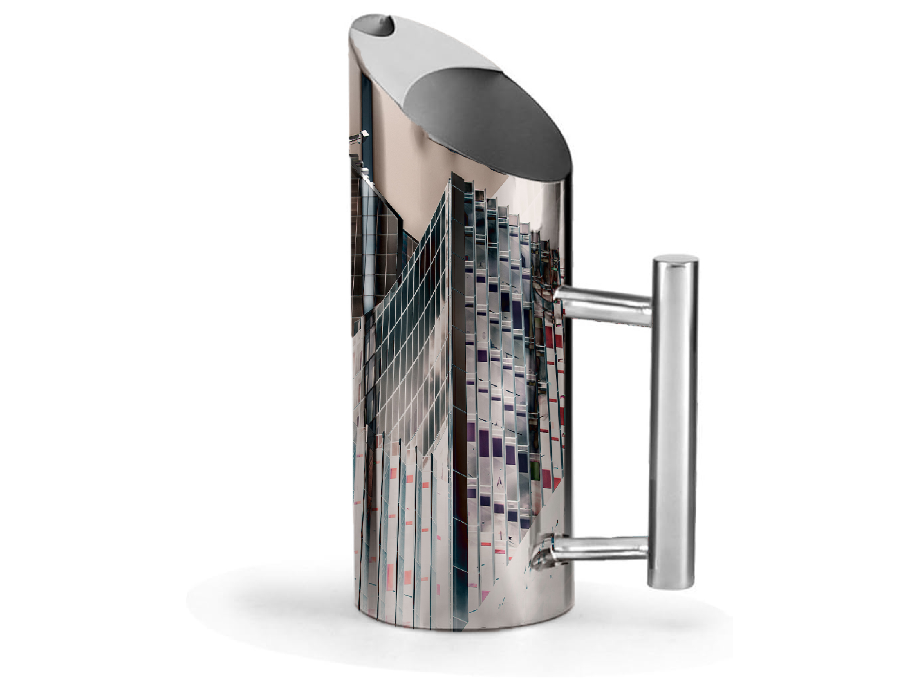 HAND PAINTED ENAMELWARE JUG A137