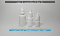 Eye Dropper Bottle - Plastic, 5-100ml Capacity | Screw Cap, Customizable Color Options