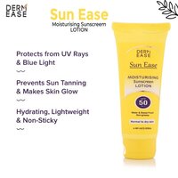 SUN EASE SUNSCREEN SPF 50 PLUS LOTION - Ultra Light Matte Finish, Water Resistant, Non-Comedogenic, High UVA and UVB Protection with Zinc and Vitamin C