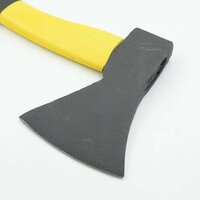 GARDENING TOOLS HATCHET AXE FIBERGLASS BODY RUBBERIZED HANDLE WOOD CUTTING AXE