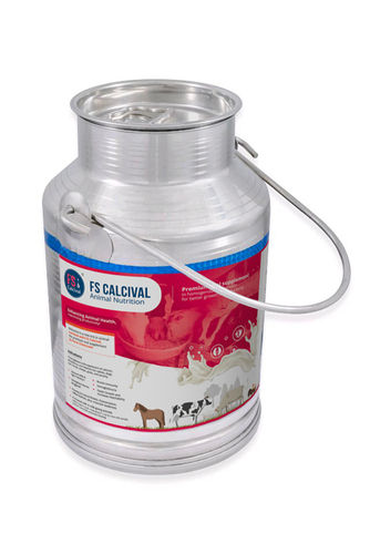 10 Ltr. Steel Jar Packing Animal Feed Supplement