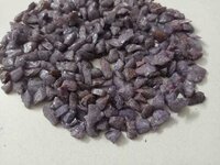 Premium quartz chips metallic color coated purple chips