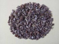 Crushed quartz chips and aggregate stone metalic purple color coated chips with standard export quality product