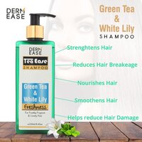 Tea Ease Shampoo - Cream Form, Anti-dandruff Formula, Reduces Hair Fall, Deep Cleansing Action, Softens & Smoothens, Invigorating Scent