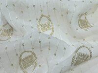 Allover Dyeable Sequins Embroidered fabrics