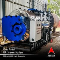 Gas Fired 4000 Kg/hr Capacity Ibr Steam Boiler - Color: Blue