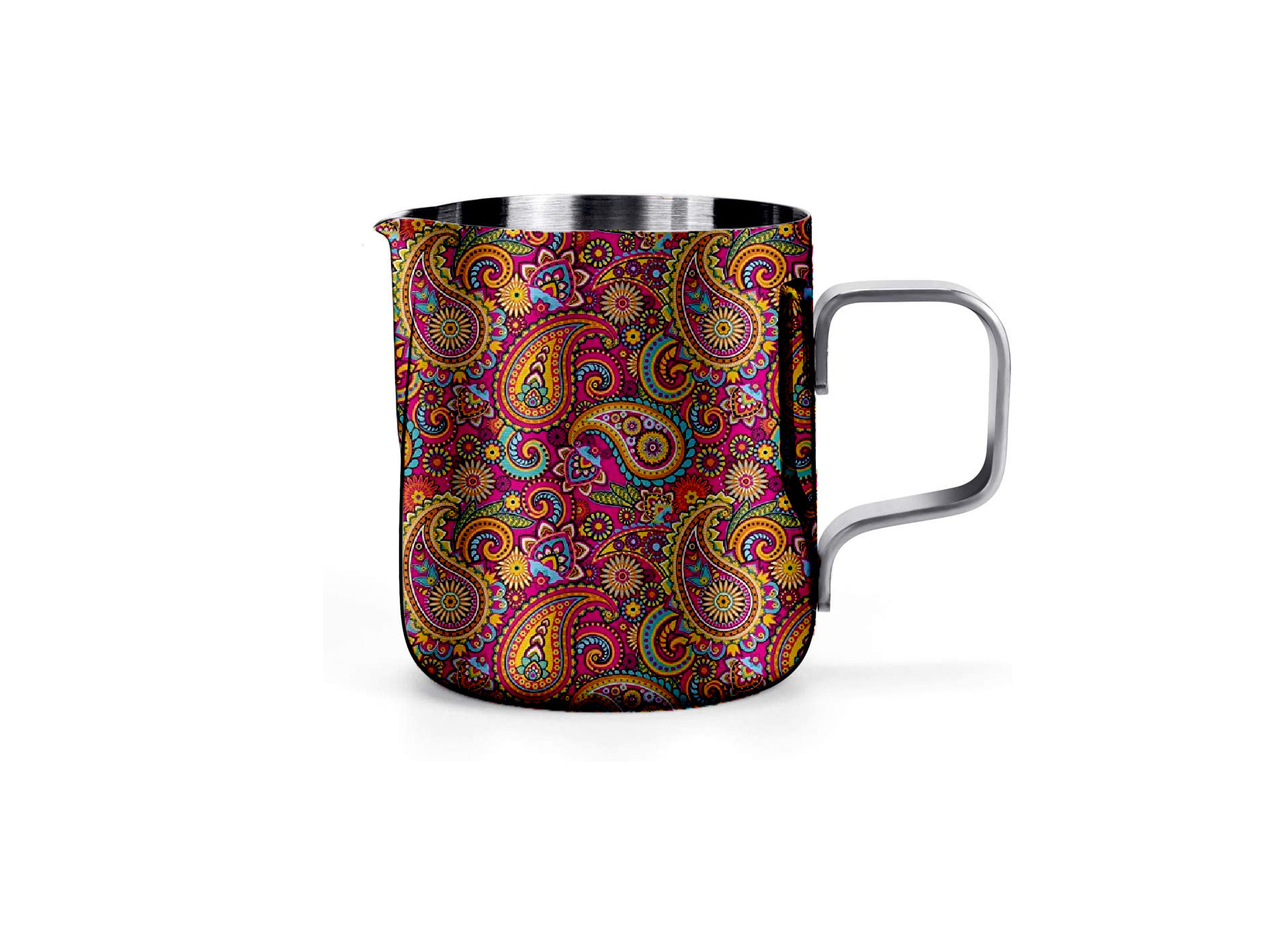 STEEL HAND PAINTED ENAMELWARE MUG A166