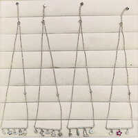 92.5 Silver Ladies Charms Chain Pendent