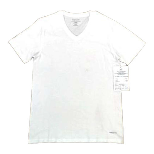 Mens White V-Neck T-Shirts