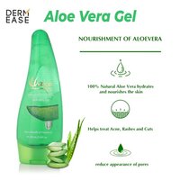 Yaxo Derma Aloevera Gel - Gel Form, Herbal Ingredients, 2 Year Shelf Life | For Face, Personal Care, Skin Care With Vitamin E & Fragrance