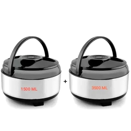 Insulated Stainless Steel Casserole Set Of 2 Combo Pack