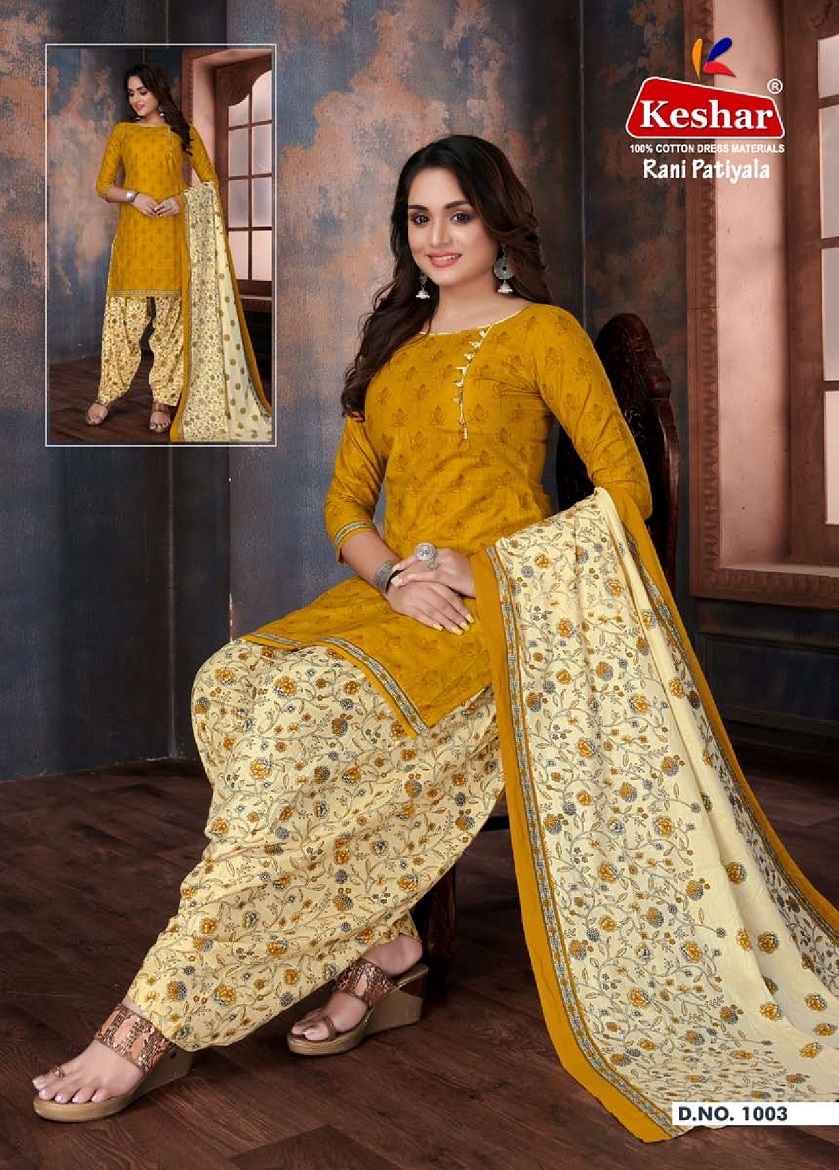 Kesar Rani Patiyala Vol-1 -Dress Material