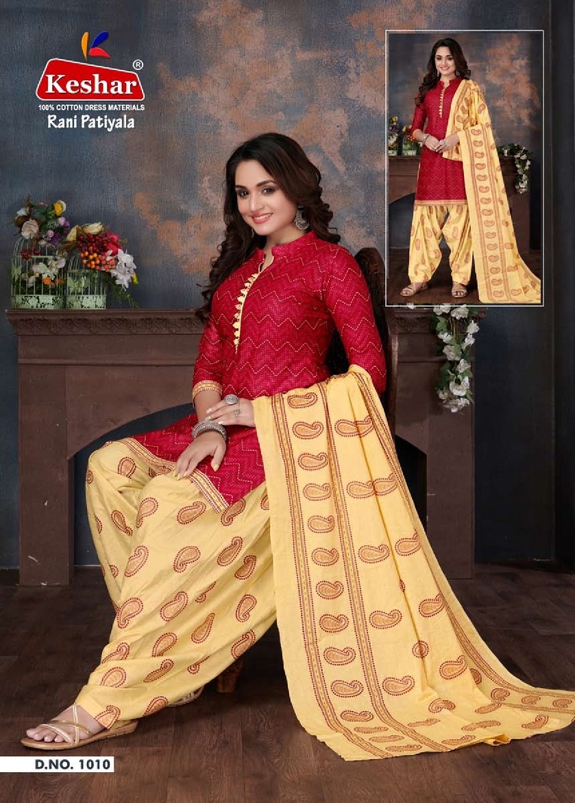 Kesar Rani Patiyala Vol-1 -Dress Material