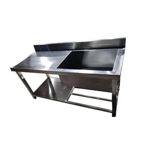 Stainless Steel Hotel Sink Table With Tray - Application: Home