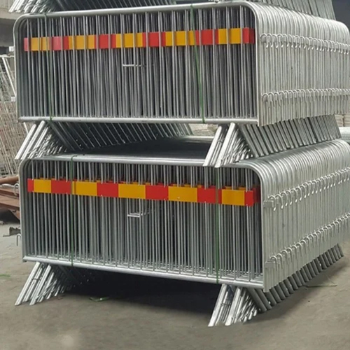 Stainless Steel Road Safety Barricade - Color: Sliver