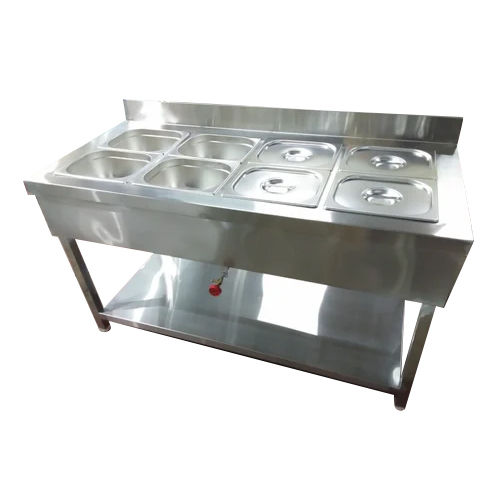 Silver Stainless Steel Bain Marie