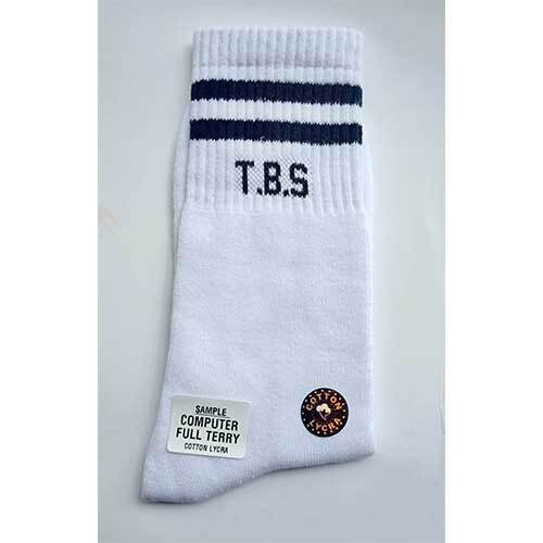 White Full Terry Socks