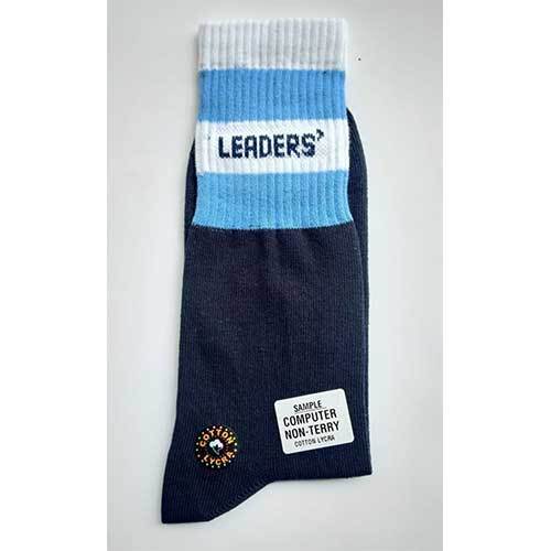 Blue Non Terry Socks