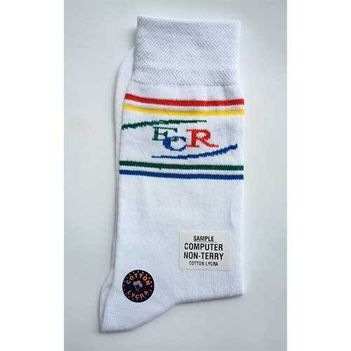 White Non Terry Socks