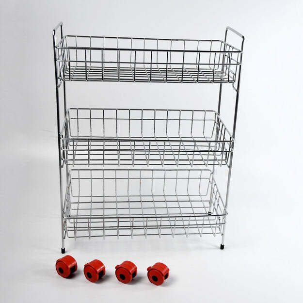 STAINLESS STEEL FRUIT AND  VEGETABLE STAND KITCHEN