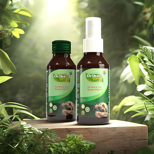Herbal Pain Relief And Joints Massage Oil