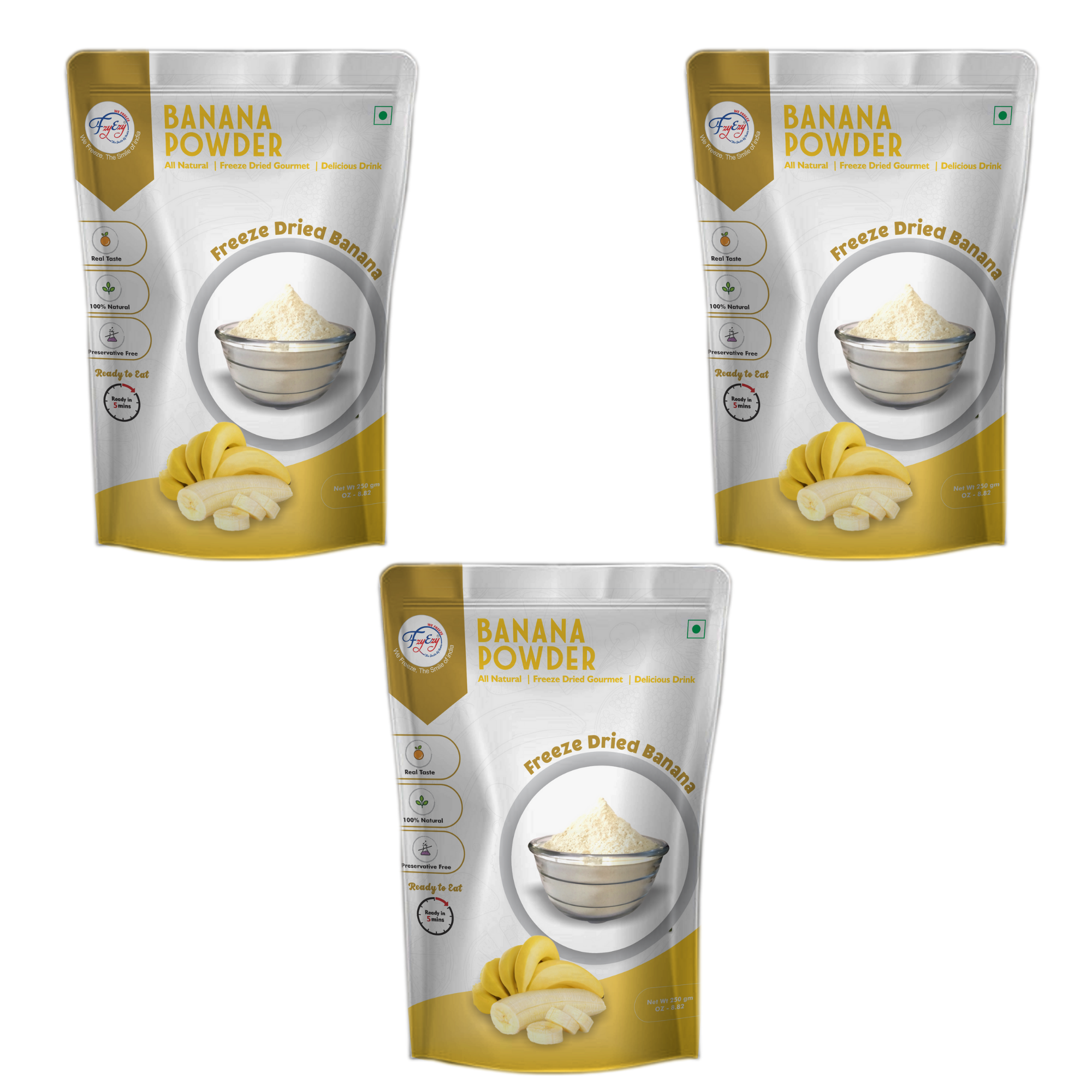 Freeze Dried Banana Powder