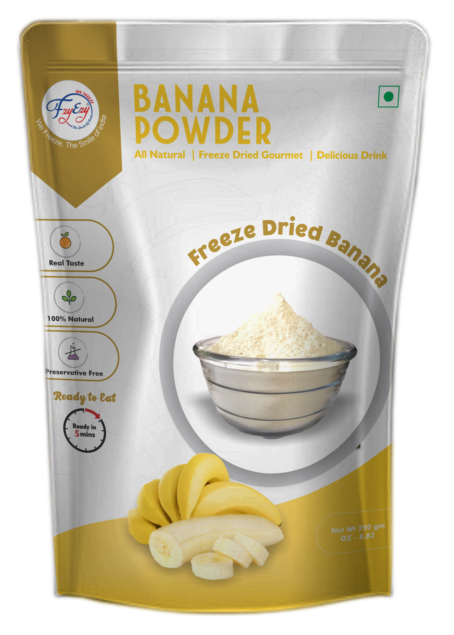 Freeze Dried Banana Powder