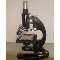 Student Microscope - Stainless Steel, Matte Black | Industrial Application, Optimal For Laboratory Use