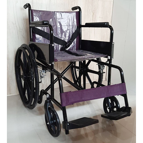 Hospital Fix Manual Wheelchair - Material: Steel