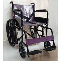 Hospital Fix Manual Wheelchair - Material: Steel