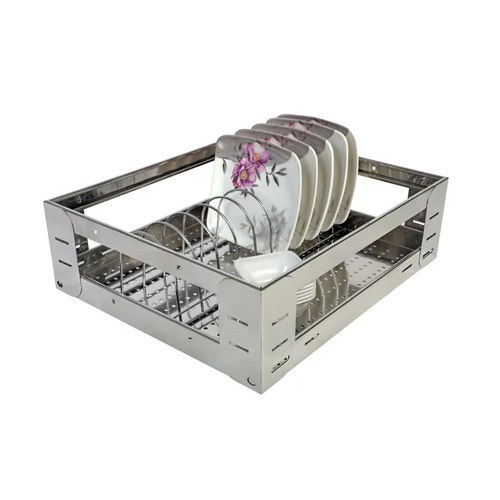 Silver Ss Full Prp Plate Basket