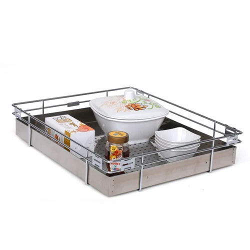 Metal S S Box Prp Plain Kitchen Basket